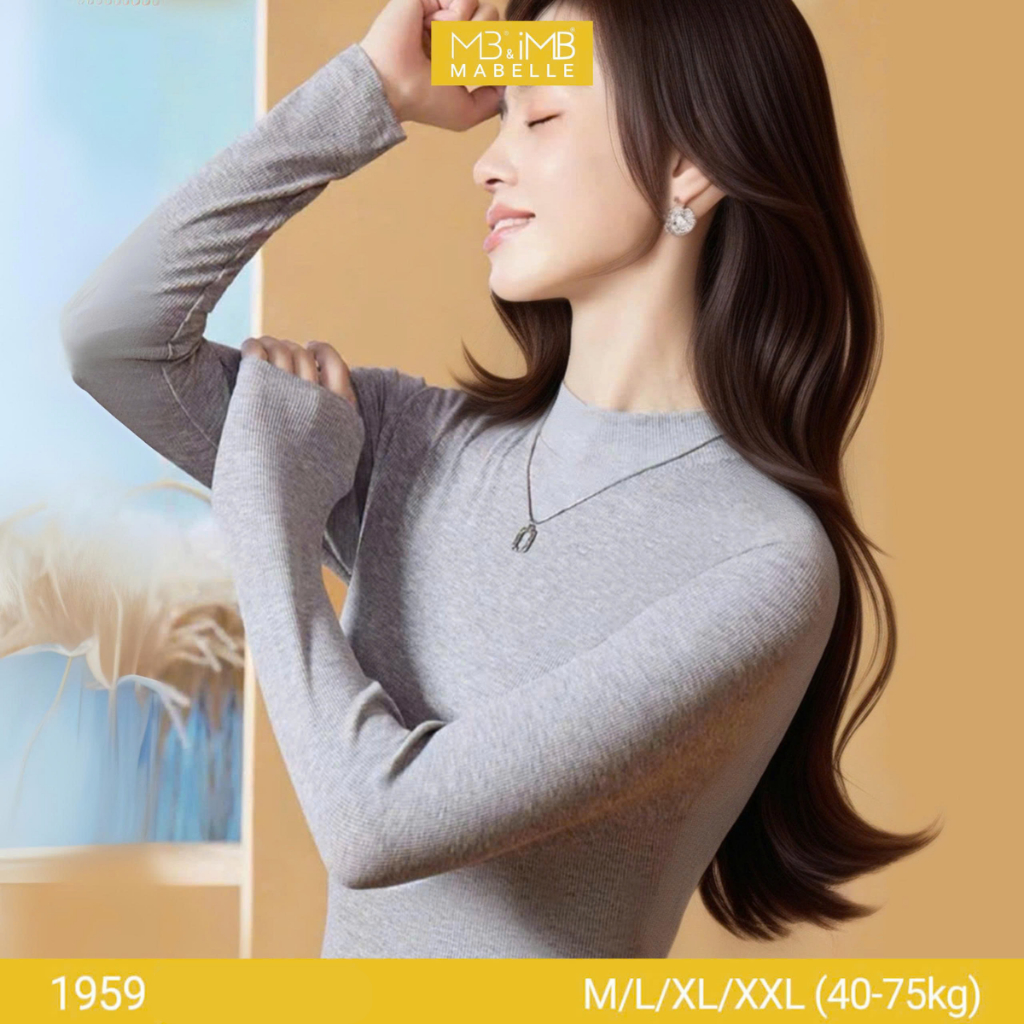 Áo Giữ Nhiệt Nữ Điều Hòa MB 1959 - Thoải mái, mềm nhẹ, ấm áp, sang trọng đúng chuẩn MB Mabelle.