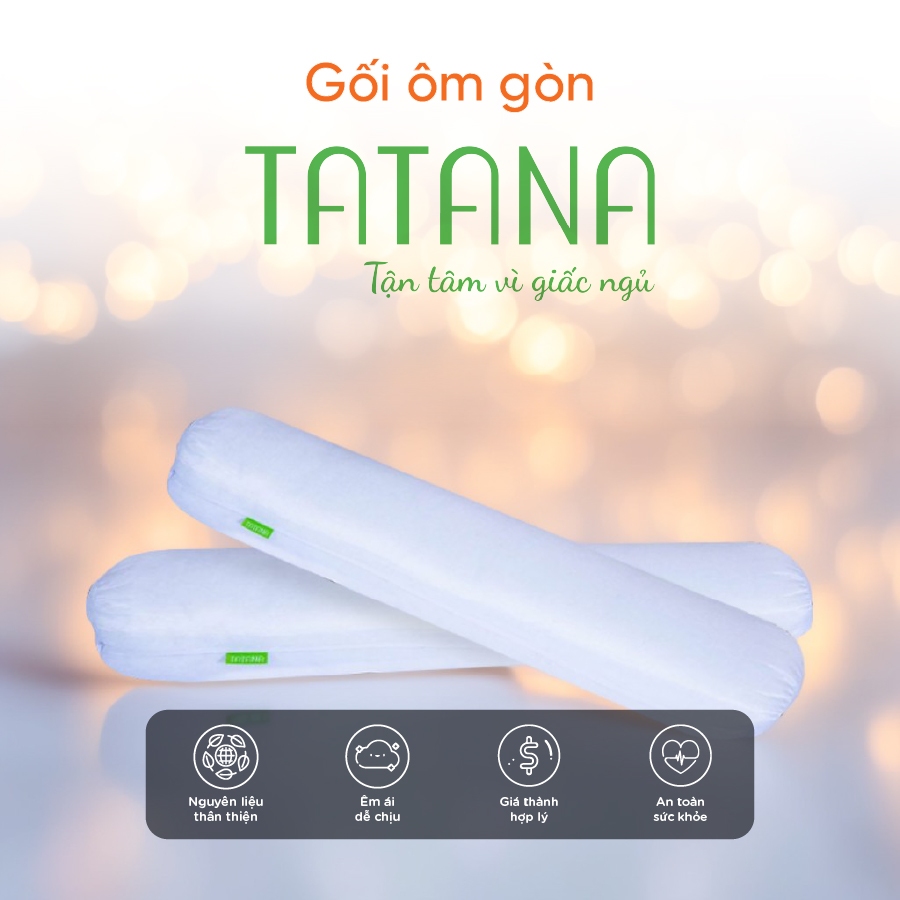 Ruột Gối Ôm Tatana Hút Chân Không, Sợi Bông Cao Cấp Không Vón Cục Không Xẹp Lõi Có Thể Giặt Bằng Máy