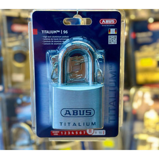 ABUS 96TI/60 KHOÁ ABUS TITALIUM 60MM 96TI/60 CO 04 CHÌA VI TÍNH CAO CẤP CHỐNG CƯA CẮT TOP MỘT THẾ GIỚI