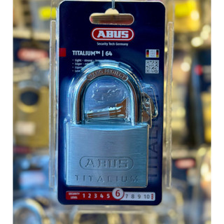 ABUS 64TI/60 KHÓA ABUS 64TI/60 TITALIUM KHOÁ BẤM 60MM CÓ 4 CHÌA RÃNH CHỐNG CHÌA VẠN NĂNG , CHỐNG CƯA