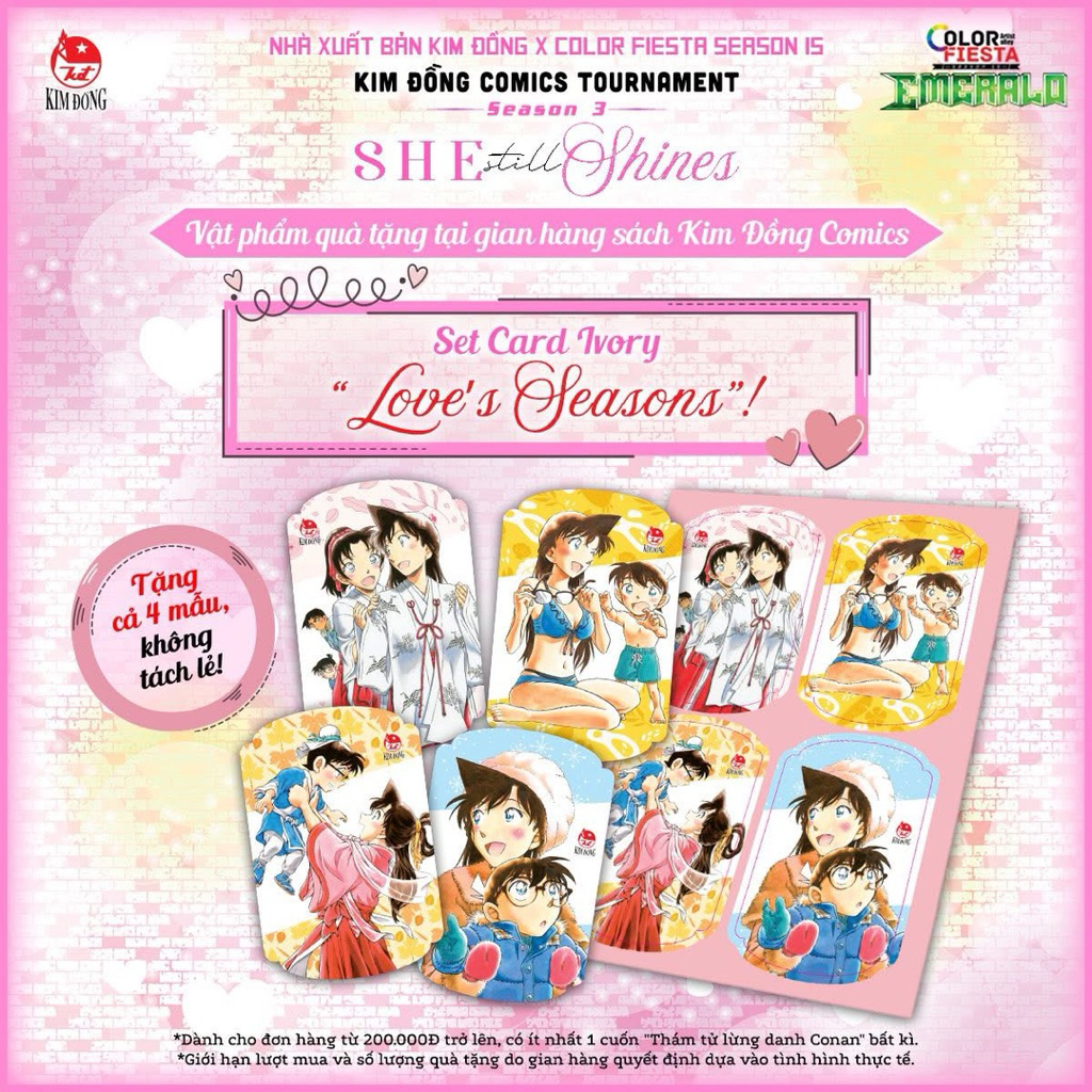 set card ivory Conan color fes chính hãng