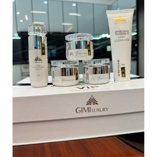 {Mới VIP 2025} Bộ Mỹ Phẩm Kem Nám,Tàn Nhan GiMi Luxury Hàn Quốc Vỏ Trắng,Tem Đen QR,mờ nám,trắng da mẫu mới 2025