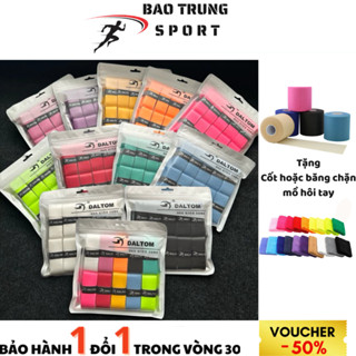  COMBO Quấn Cán Daltom 2 Lớp Quấn Vợt Pickleball,Cầu Lông,Tennis Êm Tay,Bám Tay,Thấm Hút Mồ Hôi 