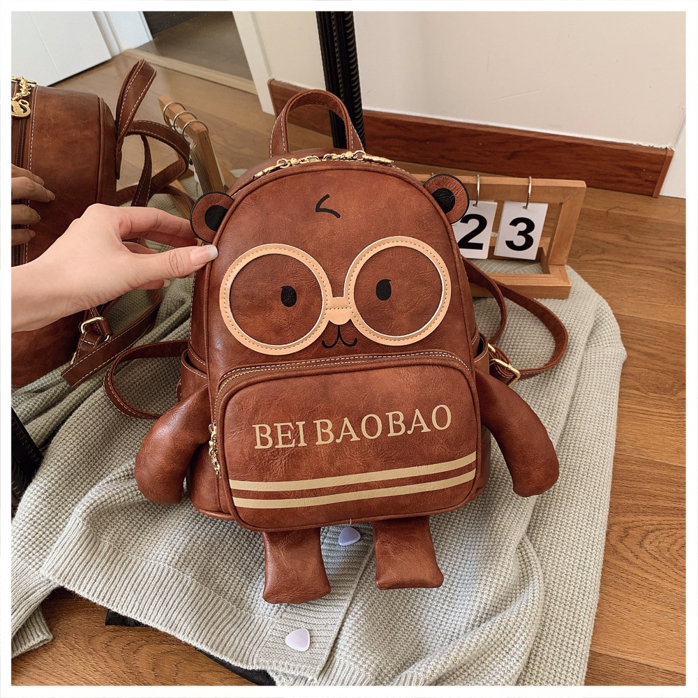 Balo BeiBaoBao  Thời Trang Họa Tiết Gấu Hàng Quảng Châu Cao Cấp - 8399