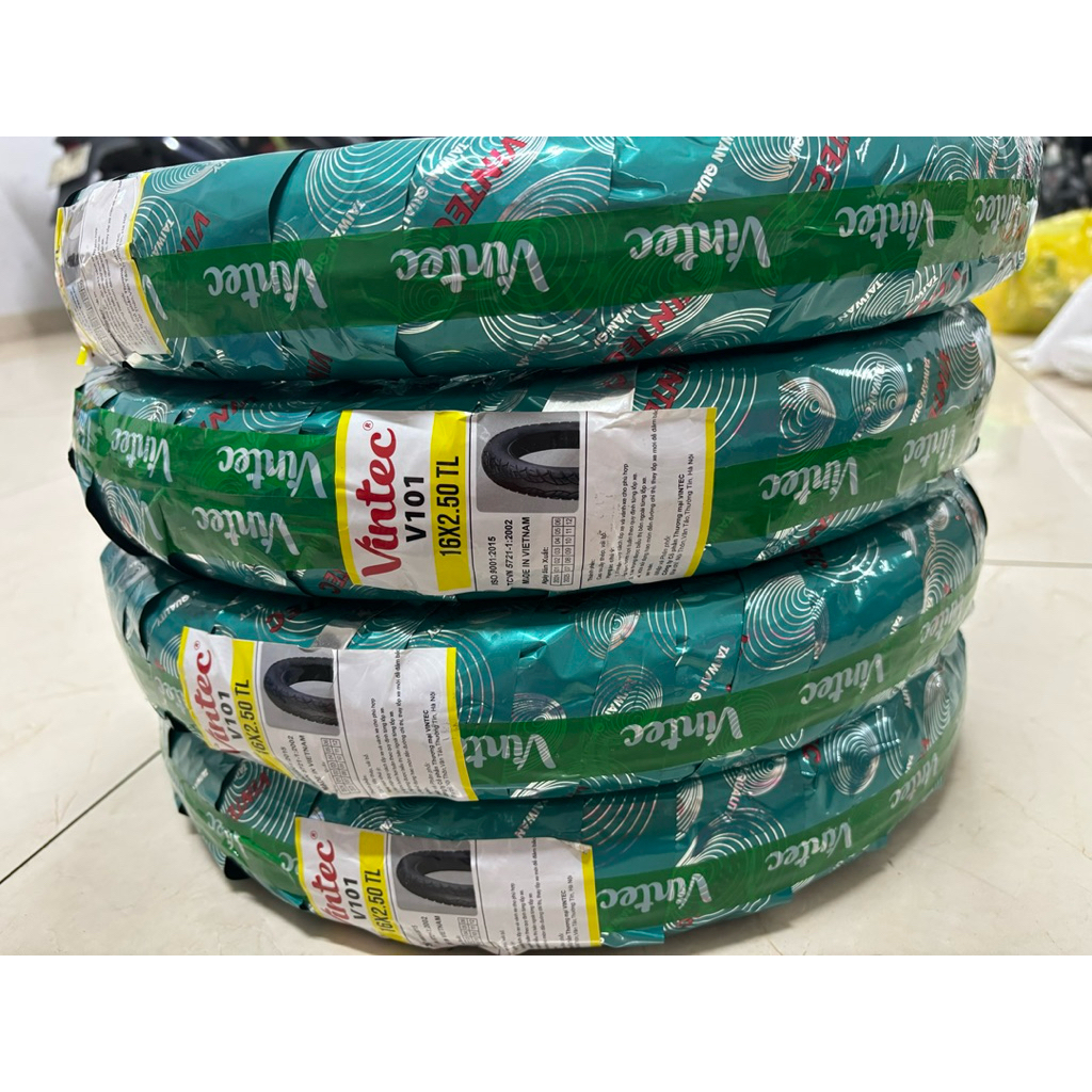 Lốp (vỏ) xe không săm 16x2.50 dùng cho xe đạp điện Pega Cap AT