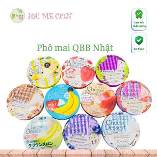  Phô Mai QBB Nhật Bản Vị Trái Cây Cho Bé Ăn Dặm Đủ Vị 