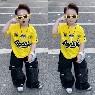  Set áo thun Andlife kèm quần bò ống xuông túi hộp cho bé trai phong cách hàn quốc,TPKIDS M1185  ảnh chính chủ  