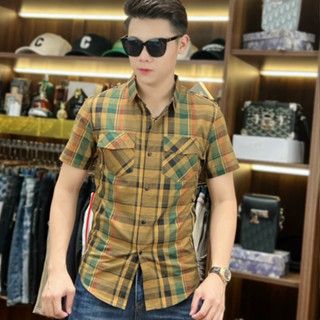  Áo sơ mi cột tay nam nữ loang màu rách gấu chất liệu cotton không phai màu không xù lông 