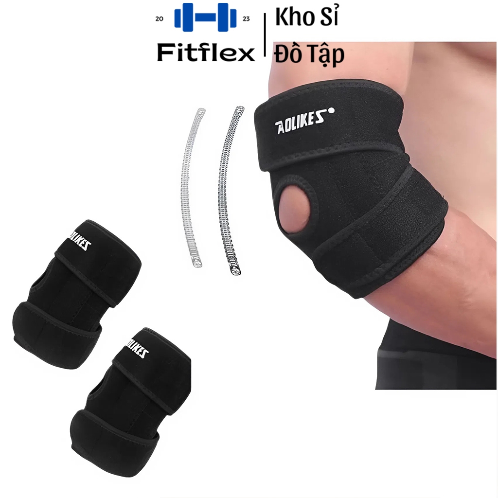 Bảo Vệ Khuỷu Tay, Băng Cuốn Băng Khuỷu Tay, Đai Khuỷu Tay Tập Gym, Thể Thao Chính Hãng Aolikes