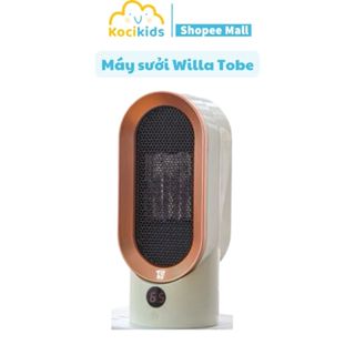 Máy sưởi Willa hãng Tobe kích thước nhỏ gọn, dễ dàng, tiện lợi 2 chế độ ấm tiện dụng