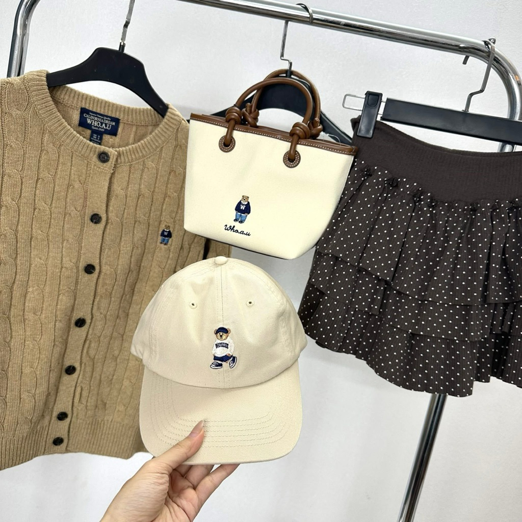 [ẢNH THẬT] Mũ lưỡi trai SPAO BEAR phom mềm CAPSAIGON basic phom dáng chuẩn loại 1 kaki mềm