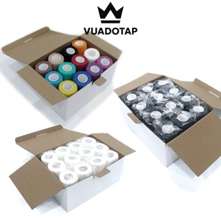 Combo 48 Cuộn Băng Keo Thể Thao Cao Su Non Hàng Xịn Cuốn Cổ Tay Cổ Chân Đá Bóng, Cuốn Cán Vợt