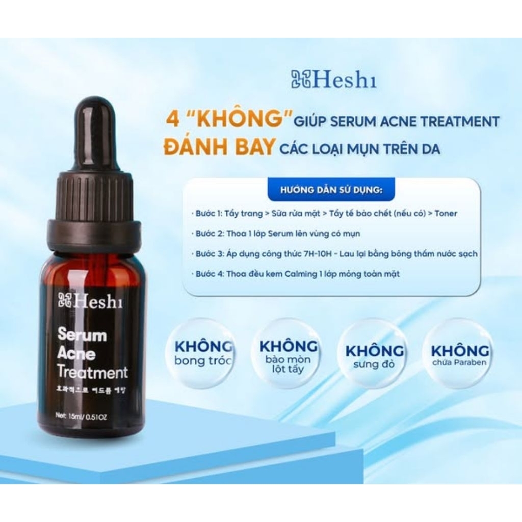 Serum mụn 1 Heshi