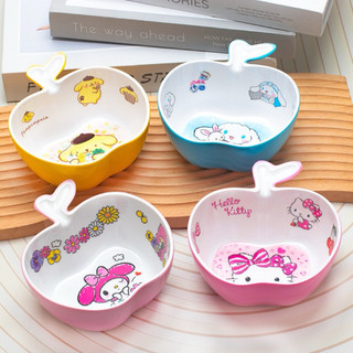 🌸𝐓𝐀̣̆𝐍𝐆 𝐐𝐔𝐀̀🌸 Chén hình trái táo - muỗng - đũa Kuromi Hello Kitty - Doremon Doraemon - Cinnamoroll