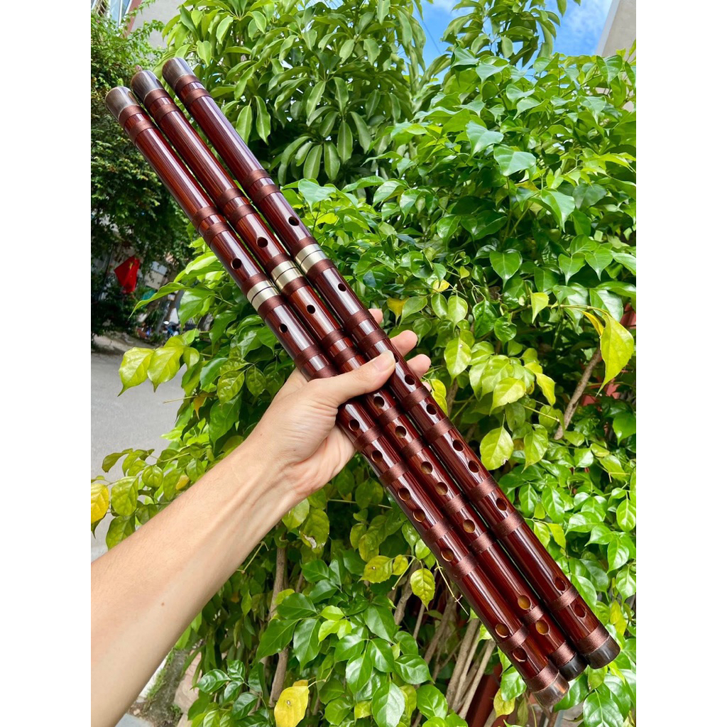 Dizi Tone D (La)- Thương Hiệu MuTong- Hai Đầu Bọc Sừng Thật- Tặng kèm Màng Rung