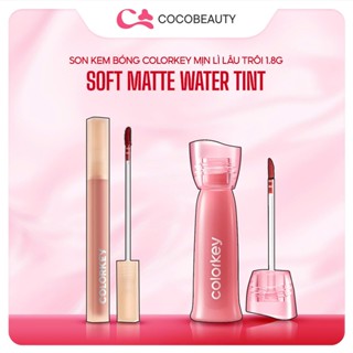  Son Bóng Colorkey Soft Matte Water Tint Son Bóng Son Kem Son Kem Lì Lâu Trôi 1.8g 