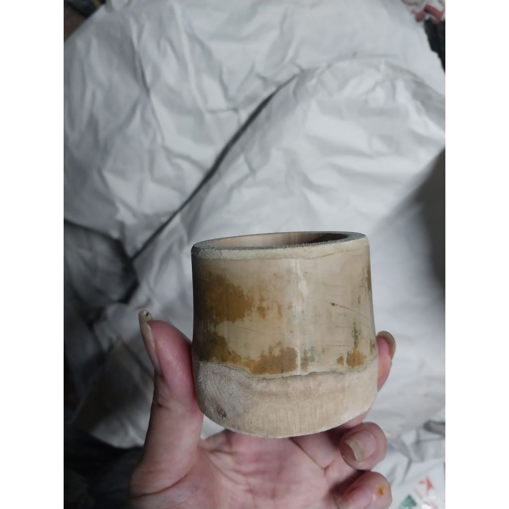 cốc tre đựng nến, đựng trầm