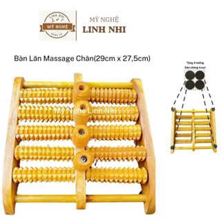Bàn lăn chân massage bằng gỗ tự nhiên bấm huyệt thư giãn hiệu quả | Mỹ Nghệ Linh Nhii