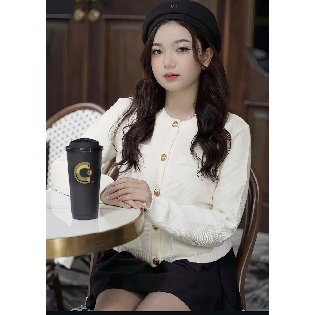 Áo cardigan jennifer TINGOAN len lông thỏ thời trang newtag | BigBuy360 - bigbuy360.vn