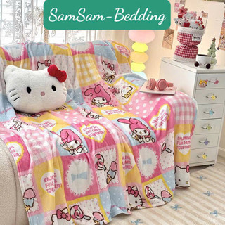 Chăn nỉ hello kitty kích thước siêu to 200*230cm mền mịn ấm áp