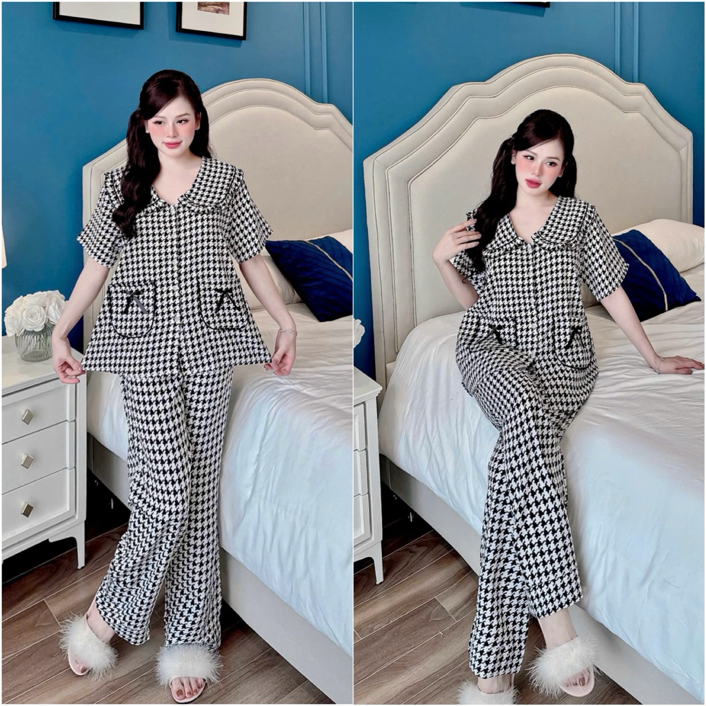 (50-110kg) Bộ Ngủ Bigsize Lụa Mango Cao Cấp - Siêu Cute