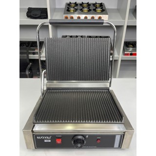 Máy kẹp nướng bánh mì, bánh Tacos công nghiệp có hẹn giờ và điều chỉnh nhiệt độ, công suất 2000W. Bảo Hành 12 Tháng