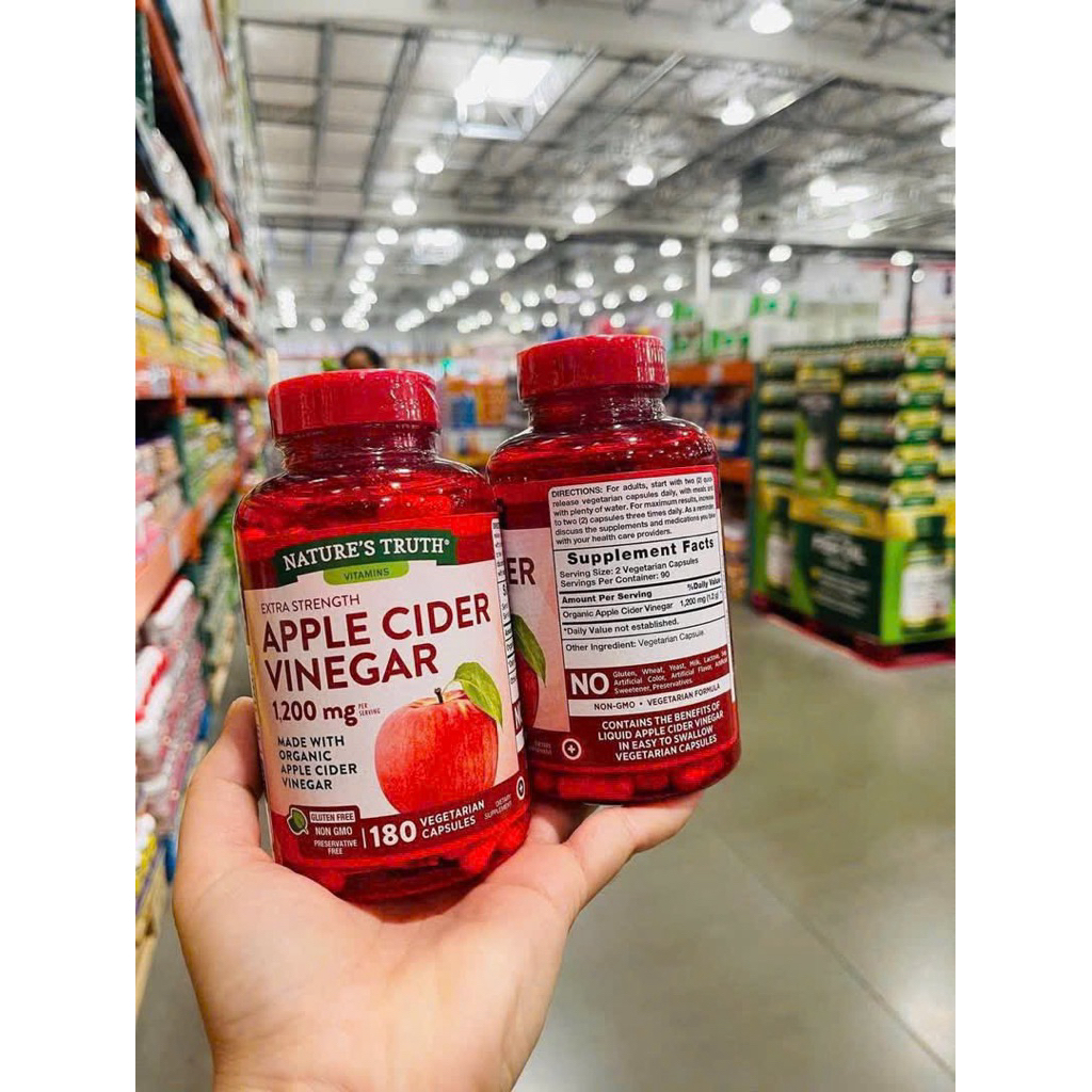N- GIẤM TÁO APPLE CIDER VINEGAR 1200MG