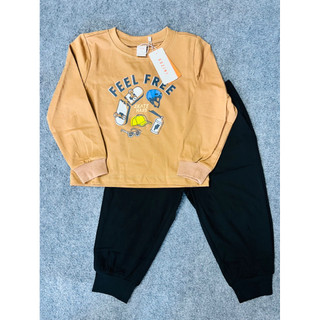 Bộ dài cotton bé trai 11-23kg