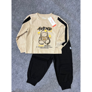 Bộ dài cotton bé trai 11-23kg