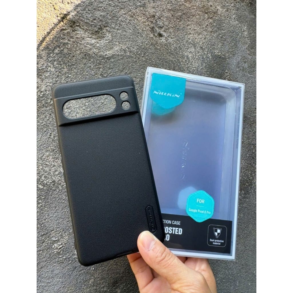 Ốp lưng Nillkin nhựa sần cho Google Pixel 8,Pixel 8 pro ốp chống bám vân tay siêu đẹp