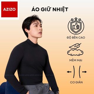  Áo Giữ Nhiệt Nam AZIZO Áo Thun Thời Trang – Áo Dài Tay Mặc Trong Đồ Thu Đông Ấm Áp 