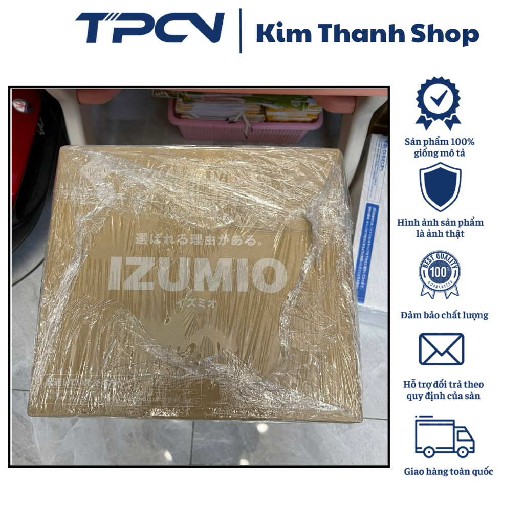 [1 THÙNG] NƯỚC UỐNG IZUMIO 200ML NHẬT BẢN - NƯỚC UỐNG GIÀU HYDRO
