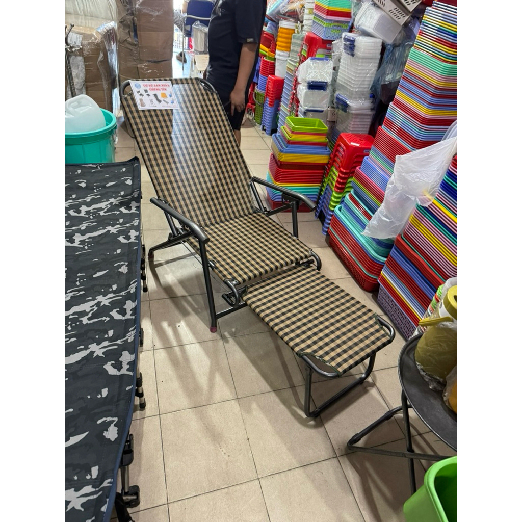 Ghế bố xếp thư giãn lưới nhập cao cấp , ghế xếp bật ngã lưng , ghế xếp bố xếp