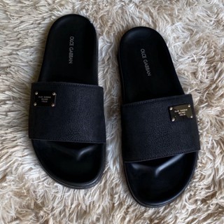 Dép lê nam quai ngang, chất liệu quai da, dép nam boy phố đế cứng êm chân, đủ size 37-43