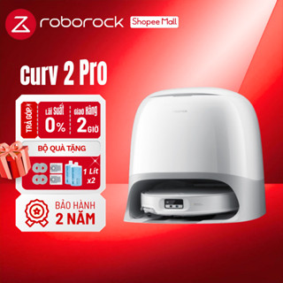    MỚI VỀ   Robot hút bụi lau nhà Roborock Qrevo Curv 2 Pro - Lực hút 25000 Pa - Lau nước nóng 60 độ 