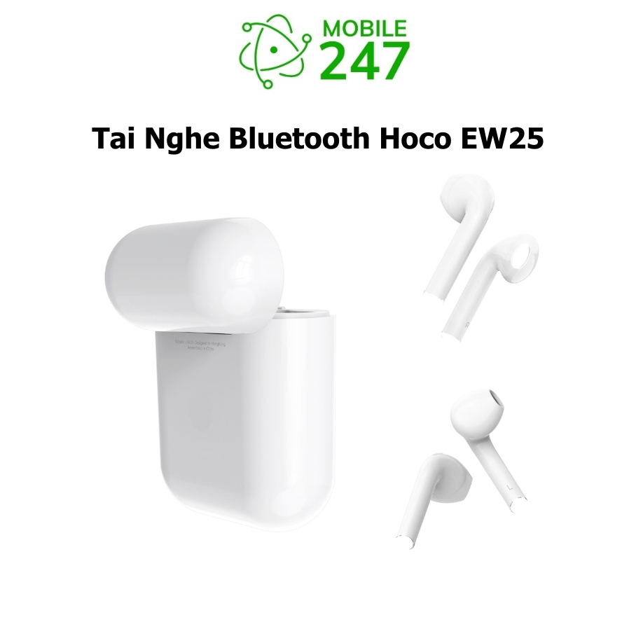 Tai Nghe Bluetooth Hoco EW25 TWS V5.3 Chính Hãng, Chống Ồn, Có Micro - Âm Thanh Chất Lượng Cao Cấp M