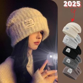  Mũ len nữ trùm đầu ,Mũ len nam nữ mùa đông kèm lót nỉ dày dặn giữ ấm chống lạnh 