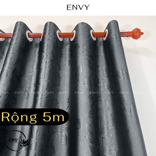  EN03 Size lớn - Rèm cửa chính sang trọng cản sáng tốt - Màu xám ghi 