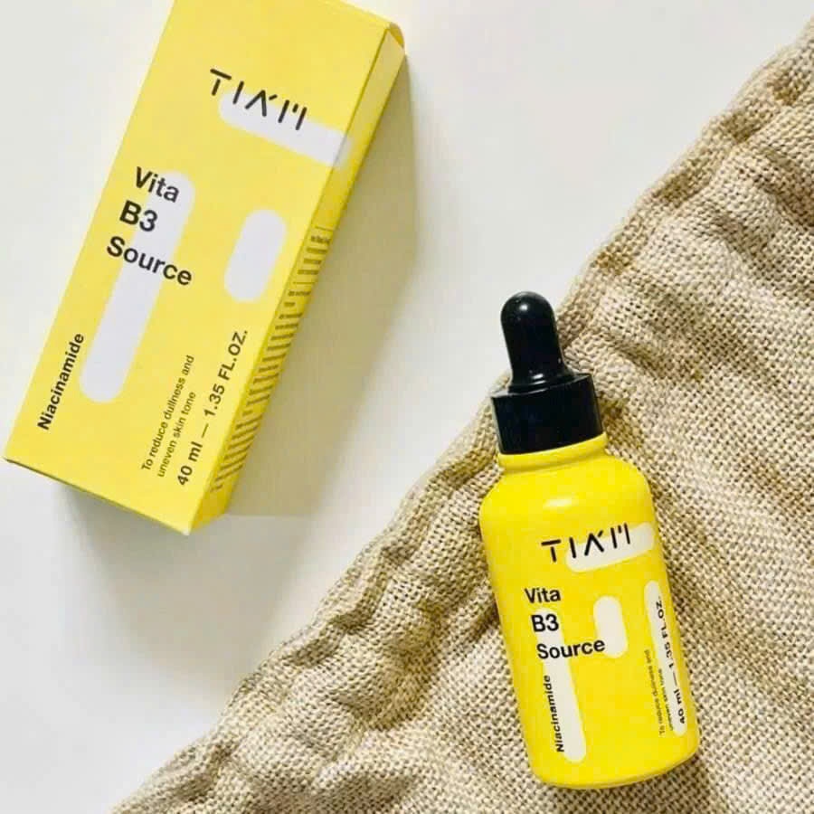 Serum Tiam Dưỡng Trắng Da, Giảm Thâm Nám, Hỗ Trợ Phục Hồi Da Sau Mụn Vita B3 Source Serum 40ml  Tiam