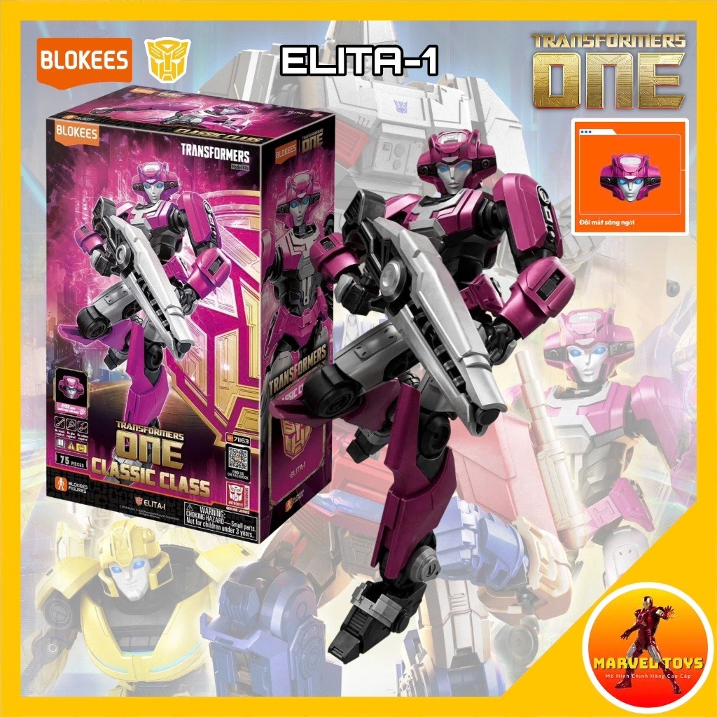 Mô Hình Elita-1 B.L.O.K.E.E.S Transformation One Classic Class 13 Model Kit Lắp Ráp
