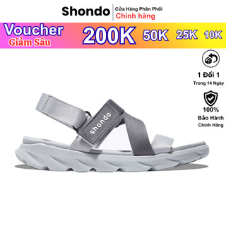  Giày Sandal Nam Nữ SHONDO F6 Sport Ombre Màu Xám Quai Chéo Xám Đậm Xăng Đan Đế Bắng Nhẹ Êm Shondo Chính Hãng 