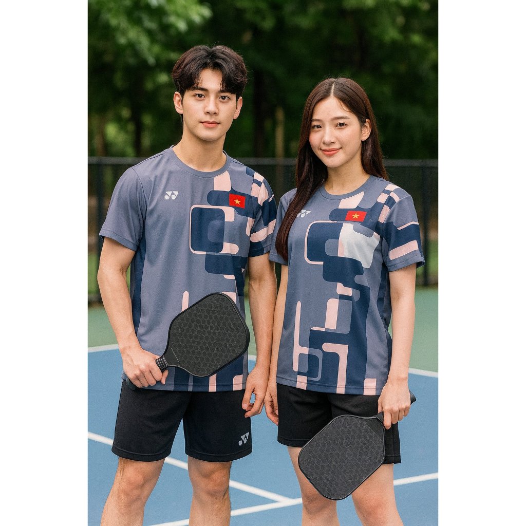 Áo Pickleball Nam Nữ – Vải Thoáng Mát Co Giãn P781