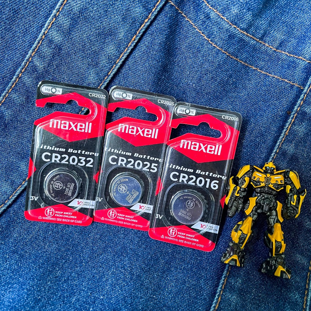 PlN Cúc Áo Lithium Maxell CR2032 CR2025 CR2016 3V Chính Hãng - Dùng Cho Smartkey, Đồng Hồ, Máy Ảnh, Remote