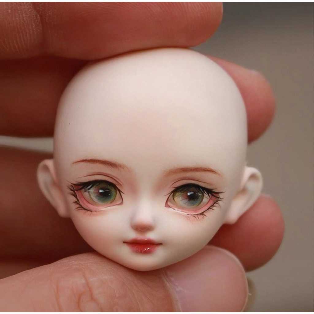 Khuôn Silicone DOUDOU Nặn Mặt Em Bé Búp Bê Đất Sét Trang Trí Bánh Kem Fondant Tượng Mô Hình Handmade