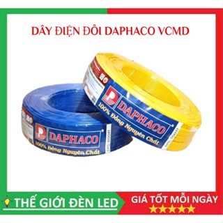  Dây điện đôi VCMD 2x16 2x24 2x32 2x30 Daphaco cuộn 100M hàng chính hãng 