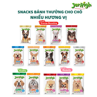  Jerhigh - Snack Bánh Thưởng Bổ Sung Vitamin Tăng Cường Sức Khỏe Cho Chó 70g 