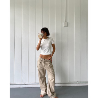 Áo Thun Trơn Baby Tee Phong Cách Acubi Style - PEACHES - AO95