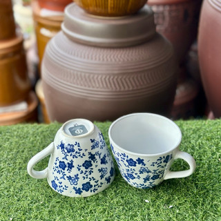 Combo 2 ly uống nước gốm sứ đẹp, chịu nhiệt dung tích 350ml.