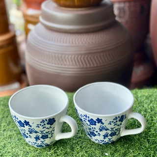 Combo 2 ly uống nước gốm sứ đẹp, chịu nhiệt dung tích 350ml.