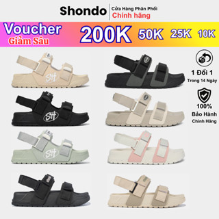  Giày Sandal Nam Nữ Shondo Platy 4 Bánh Mì Siêu Nhẹ Êm Ái Thoáng Mát Xăng Đan Đi Học Đi Chơi Nhiều Màu 